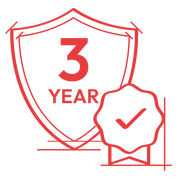 3 Year Warranty