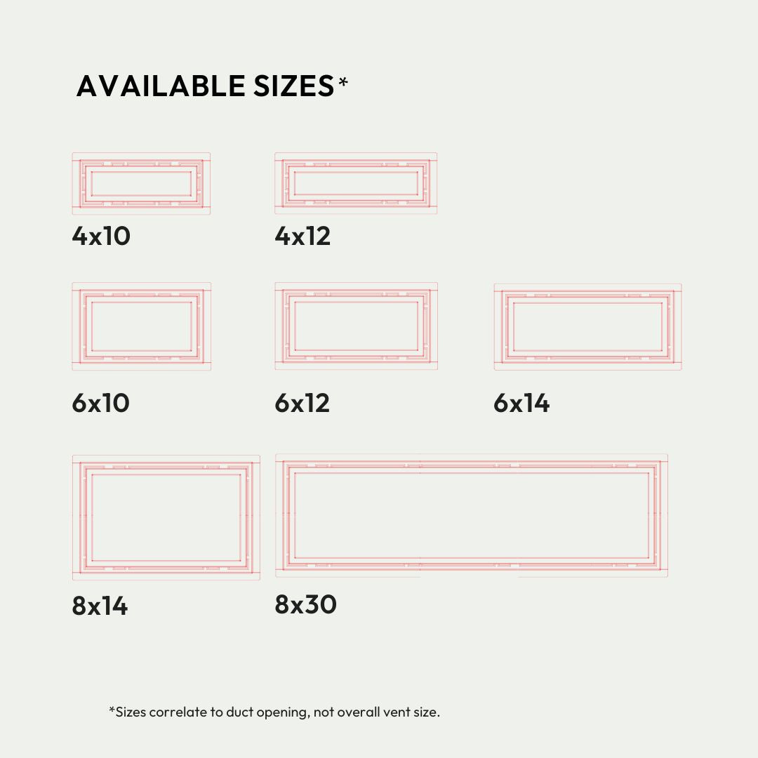 Framed Floor Vent [Luxe+]