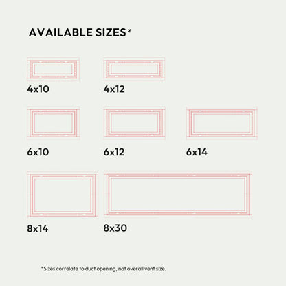 Framed Floor Vent [Luxe+]