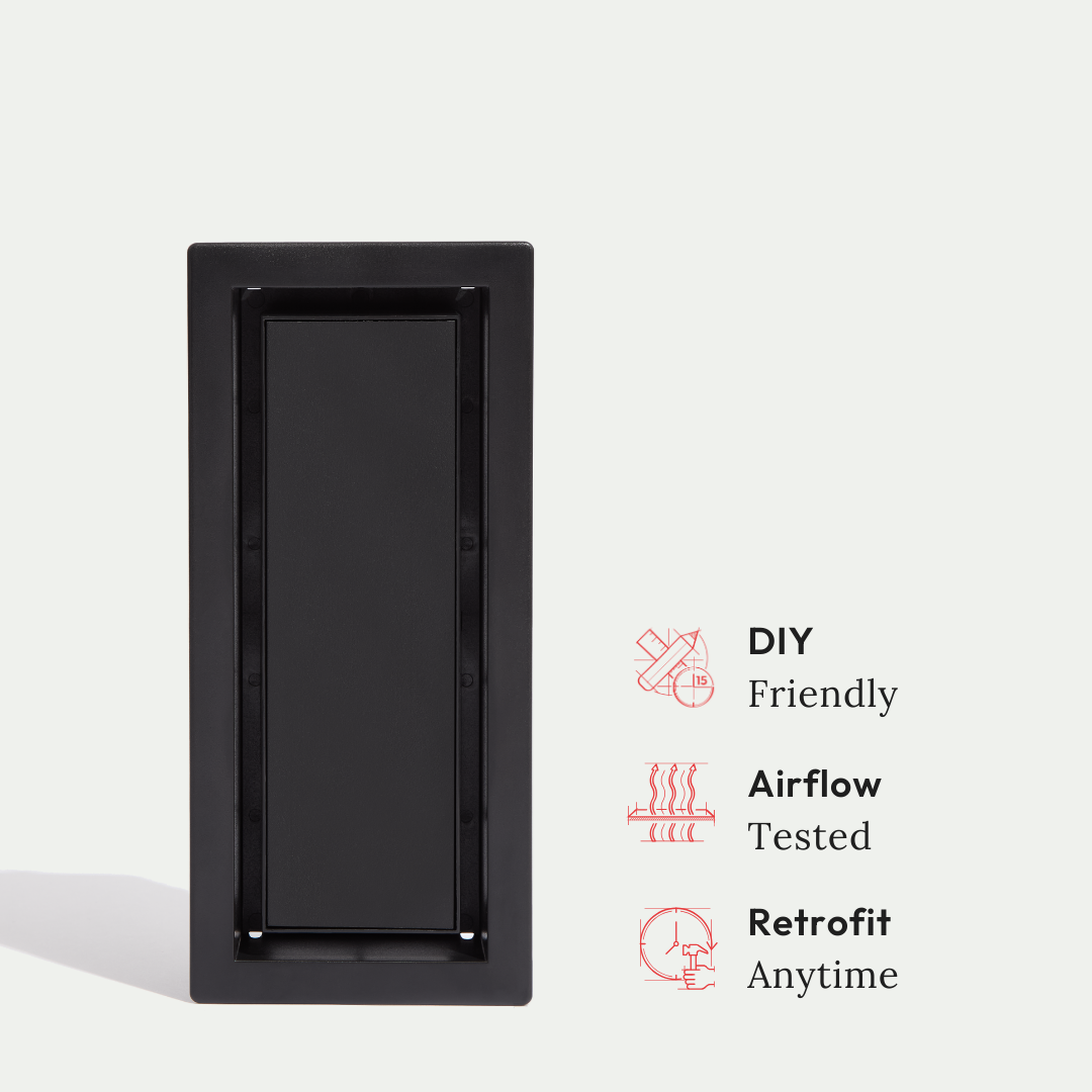 Floor Vent + Insert [Lite] 4'' x 10''
