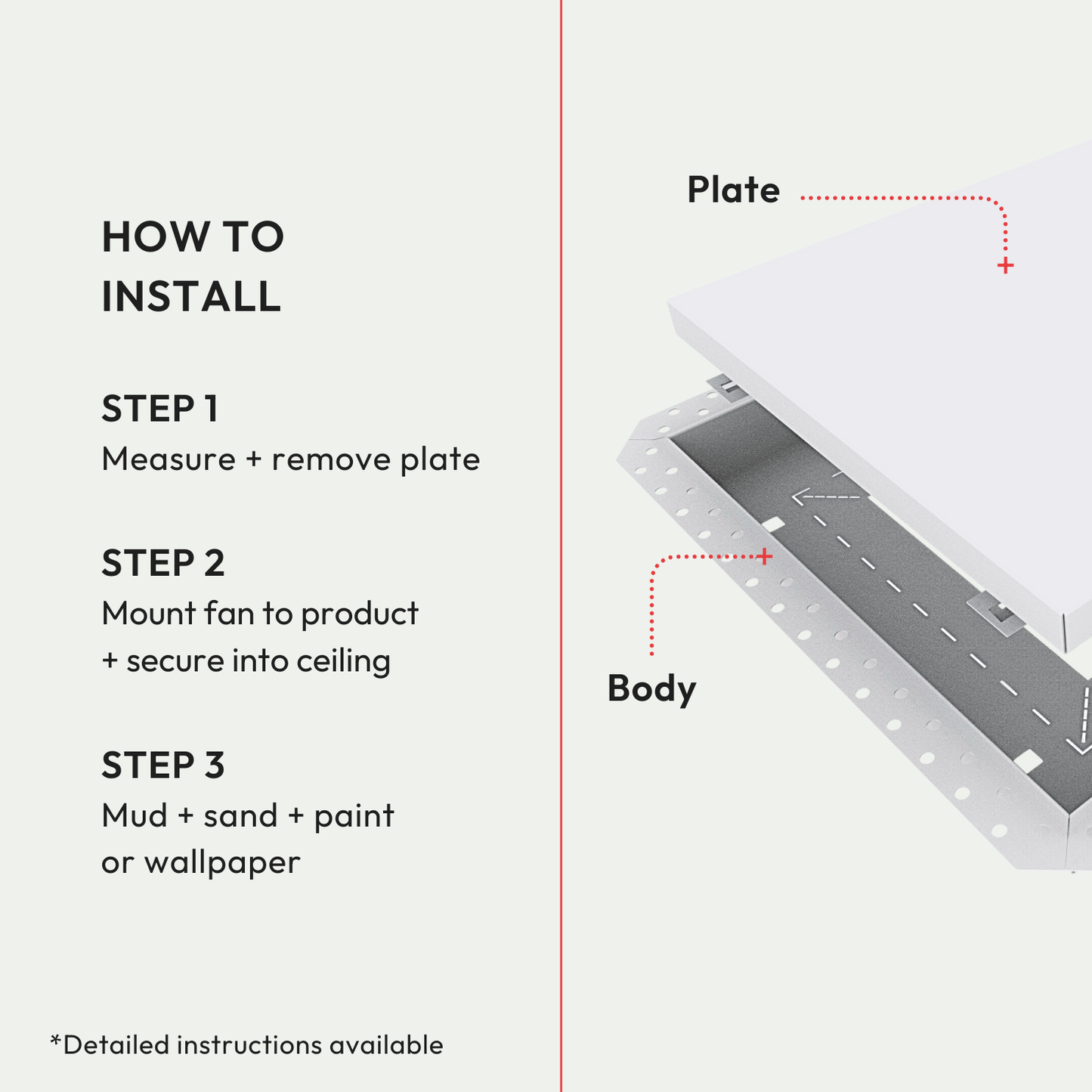 Flush Exhaust Mount [Luxe]