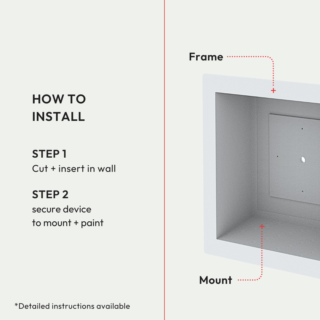 Framed Drywall Device Mount [Lite]