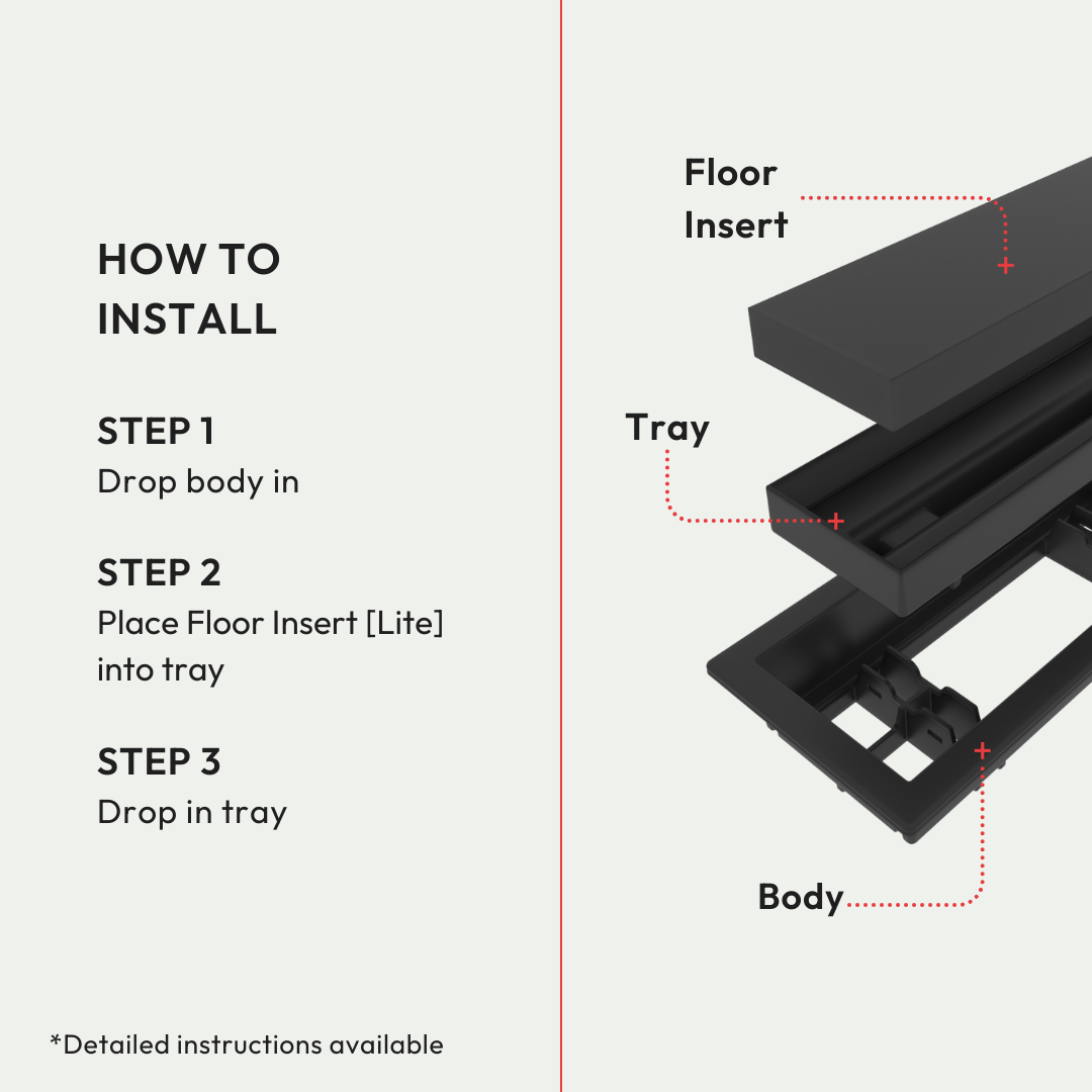 Floor Vent + Insert [Lite] 4'' x 10''