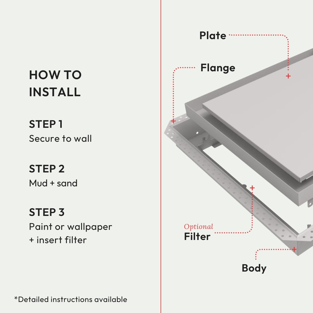 Flush Ceiling Vent XL [Luxe+]