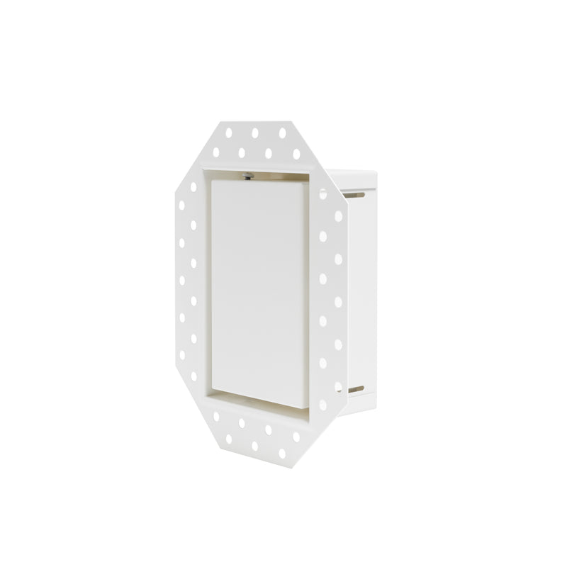 Flush Drywall No-See Receptacle Mount [Luxe]