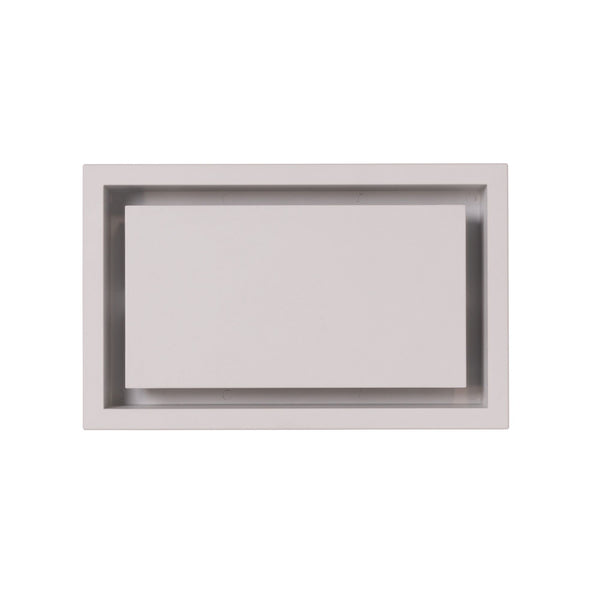 Aria Vent Drywall W.C. Niche, Satin White (13 inch x 30 inch), Size: 13 x 30